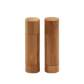 Eco-Friendly Bamboo Cylinder Lip Balm Container Tube